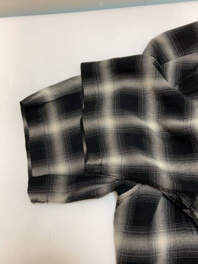 商品画像：OMBRE PLAID S/S SHIRT/M/レーヨン/BLK/オンブレCK/782-3123016// 6