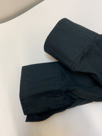 商品画像：長袖シャツ/XXL/コットン/BLK/無地 6