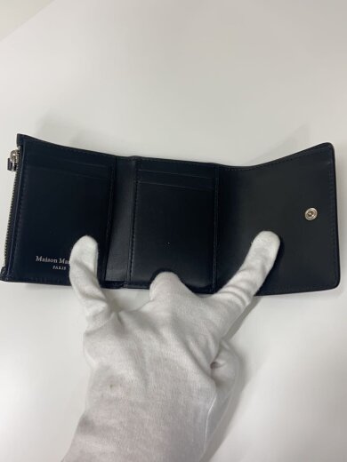 商品画像：3つ折り財布/--/BLK/無地/メンズ/SA3UI0017 4