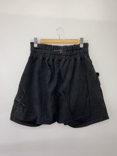 商品画像：USUAL FIRE LOGO SHORTS/ショートパンツ/1/コットン/BLK/2401070401// 2
