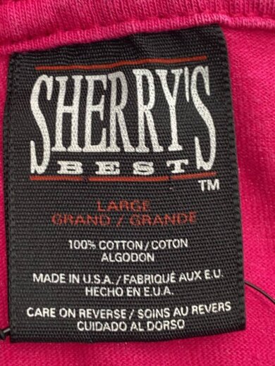 商品画像：SHERRYS/Tシャツ/L/コットン/PNK 3