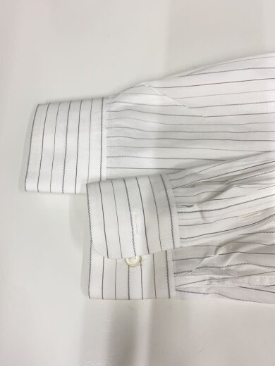 商品画像：長袖シャツ/M/コットン/WHT/ストライプ// 6
