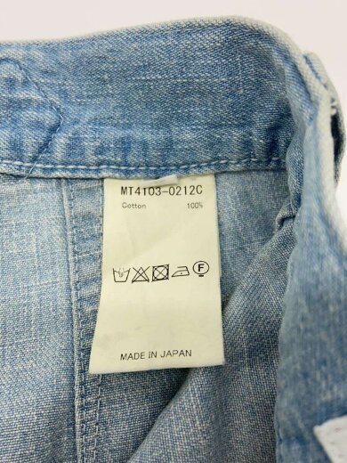 商品画像：24SS/MILITARY DENIM BLEACH/ボトム/XS/コットン/BLU/MT4103-0212C 5