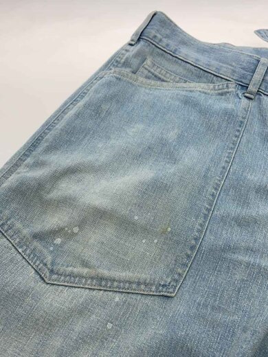 商品画像：24SS/MILITARY DENIM BLEACH/ボトム/XS/コットン/BLU/MT4103-0212C 6