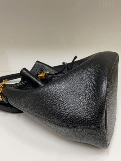商品画像：レザー2wayミディアムショルダーバッグ/牛革/BLK/ABS02-02 5
