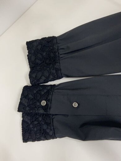 商品画像：長袖シャツ/38/コットン/BLK/無地/03-4108270 5