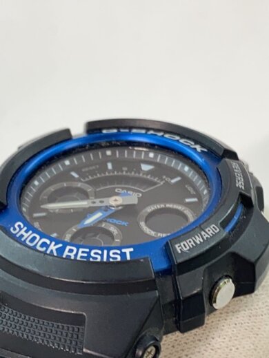 商品画像：腕時計/アナログ/--/BLK/BLK/AW-591 6