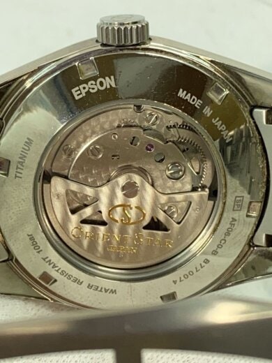 商品画像：自動巻腕時計/アナログ/ステンレス/BLK/SLV/AF06-C0-B 3