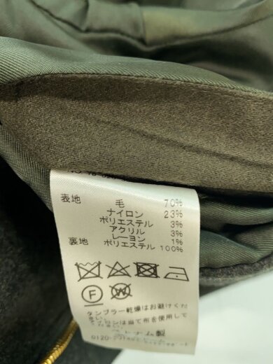 商品画像：18AW/フーテッドメルトンダブルジップコート/--/ウール/GRN/18-020-300-1005-3-0 4