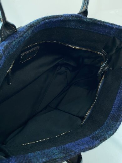 商品画像：トートバッグ/--/NVY/チェック 6