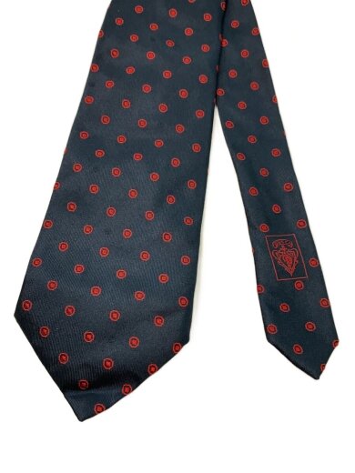 商品画像：ネクタイ/シルク/NVY/ドット/メンズ 4