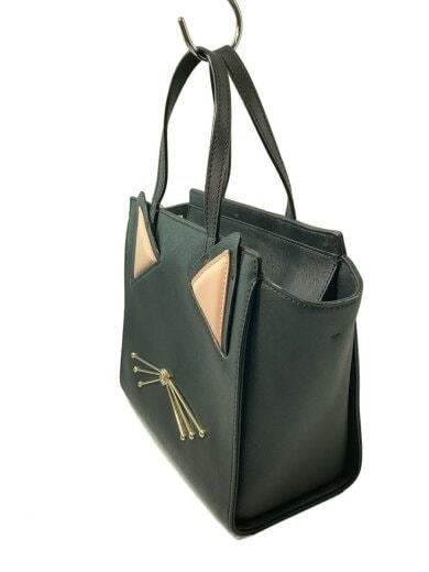 商品画像：黒猫/2WAYハンドバッグ/レザー/BLK 2