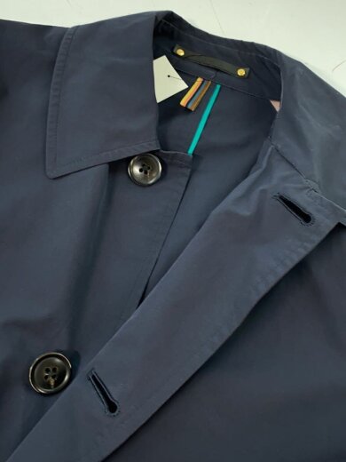 商品画像：ステンカラーコート/M/ポリエステル/NVY/pf-ks-66764 7