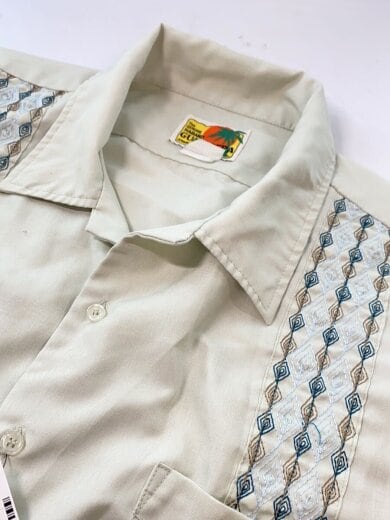 商品画像：90s/キューバシャツ/4ポケット/半袖シャツ/--/--/GRY 5