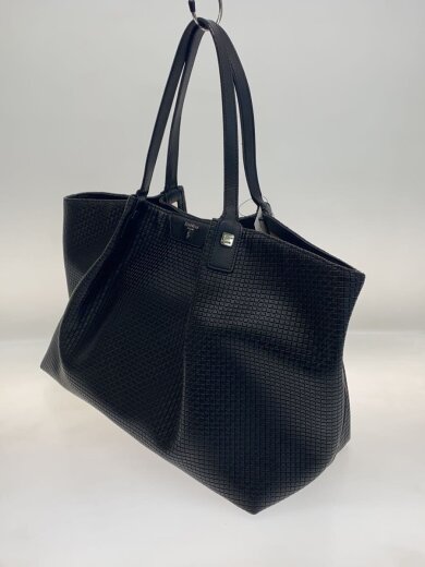 画像：SERAPIANトートバッグ/レザー/BLK2