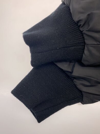 画像：Schott中綿キルティングジャケット/S/ナイロン/BLK/無地/345G6