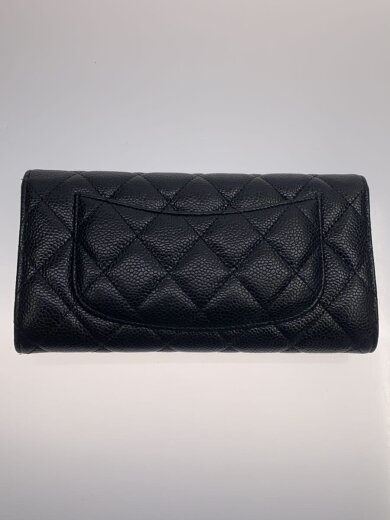 商品画像：長サイフ_マトラッセ_ラムスキン_ココマーク_BLK/レザー/BLK/レディース 2