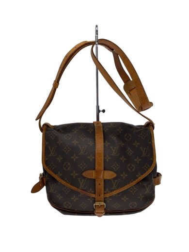 商品画像：1)ソミュール30_モノグラム・キャンバス/レザー/BRW/モノグラム 1