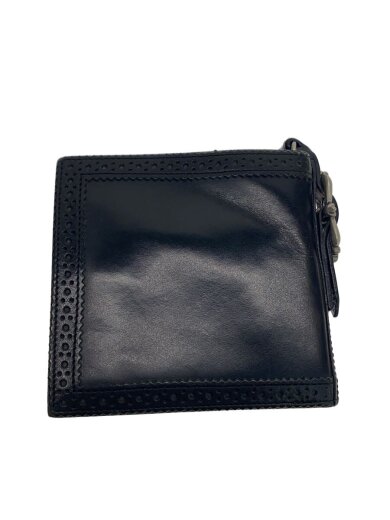 商品画像：2つ折り財布/レザー/BLK/メンズ 1