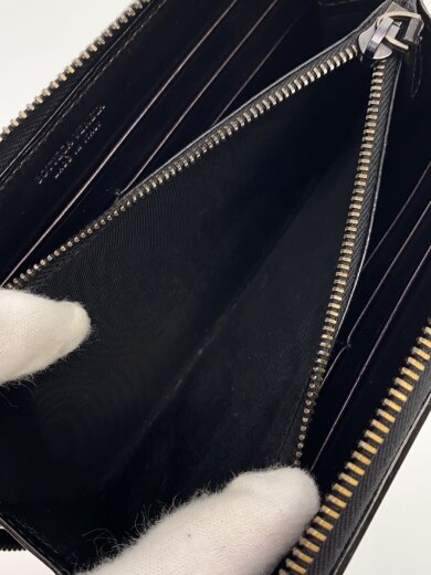 商品画像：イントレチャート/パテントレザー/長財布/レザー/BLK/メンズ 5