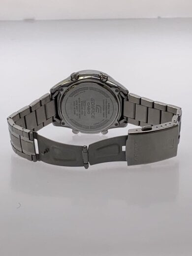 商品画像：クォーツ腕時計/アナログ/ステンレス/BLK/SLV/EFV-C100 4