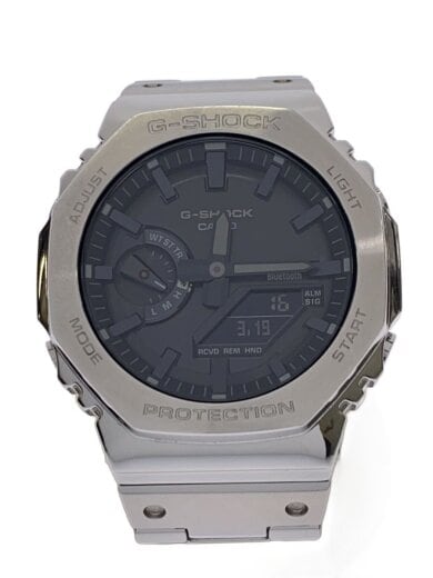 商品画像：ソーラー腕時計_G-SHOCK/アナログ/ステンレス/BLK/SLV 1