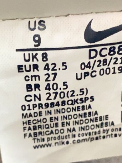 商品画像：AIR FORCE 1 07 QS_エア フォース 1 07 QS/27cm/GRY 5