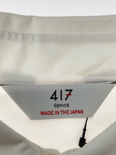 商品画像：長袖シャツ/S/コットン/WHT/無地/25-050-312-2002-3-0// 3