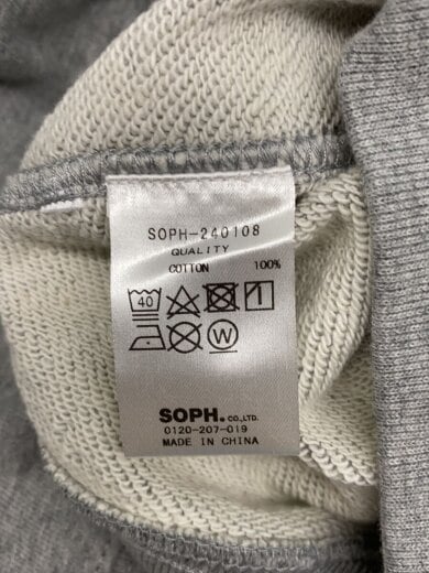 商品画像：パーカー/XL/コットン/GRY/SOPH-240108 4