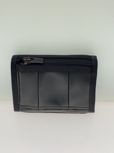 商品画像：2つ折り財布/ナイロン/BLK/無地/メンズ/023-01084// 2