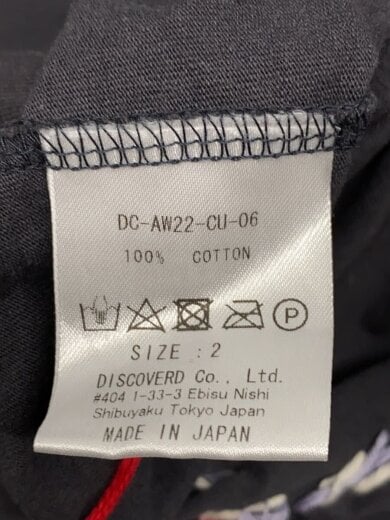 商品画像：長袖Tシャツ/2/コットン/BLK/DC-AW22-CU-06// 4