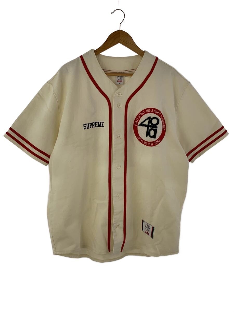 Supreme / 半袖シャツ/L/コットン/WHT