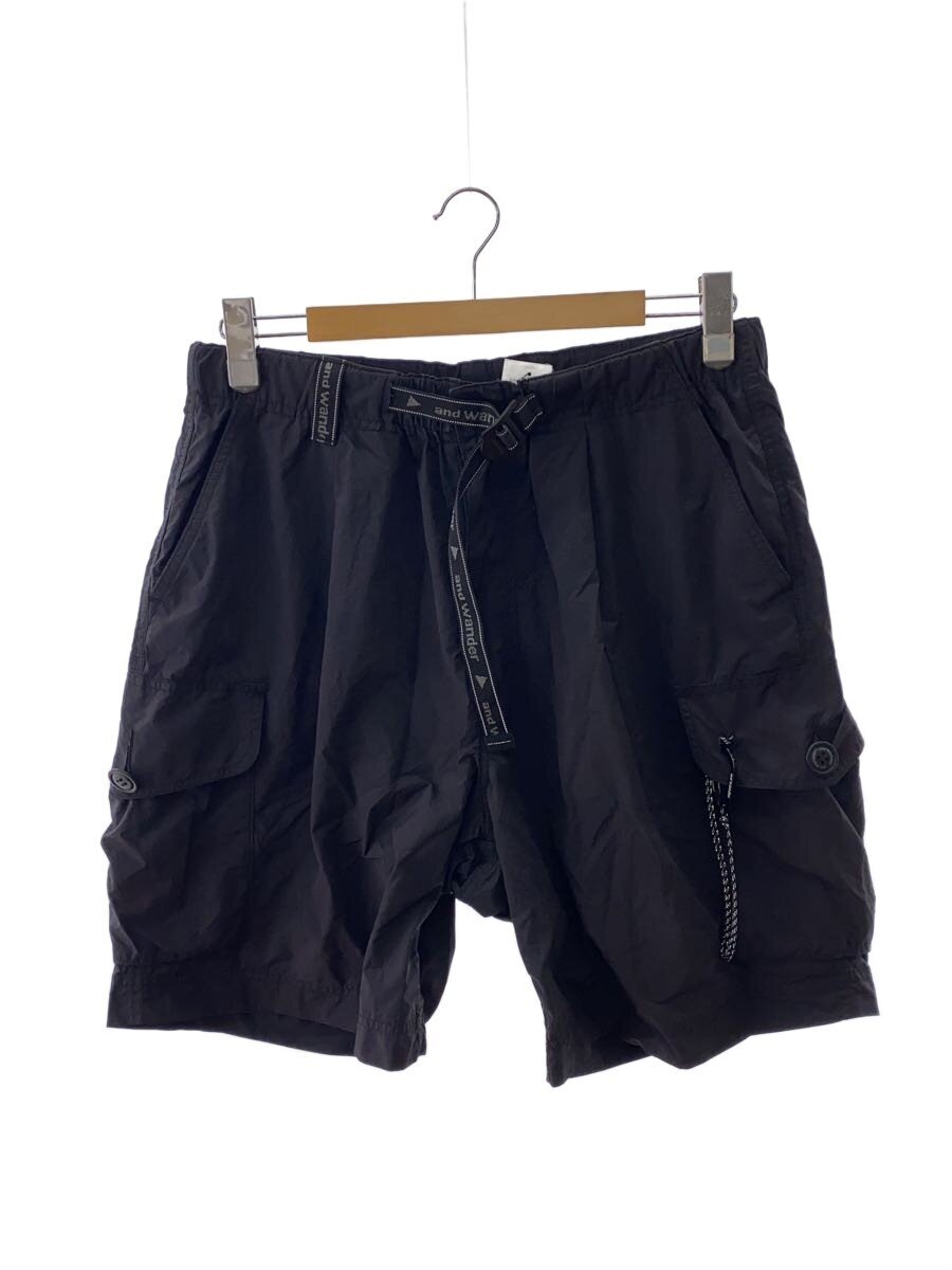 and wander / ショートパンツ/XL/ポリエステル/BLK/無地/574-4182170//