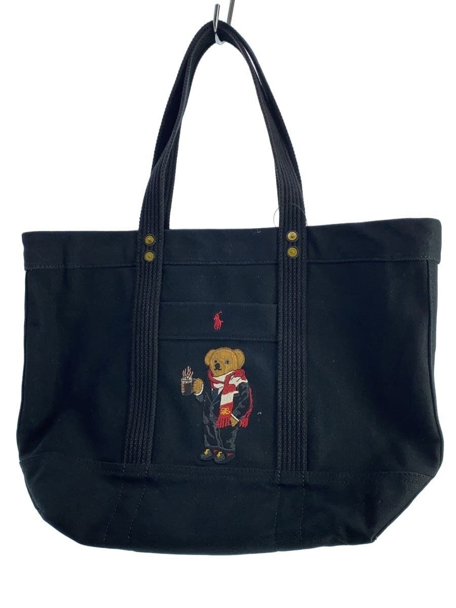 POLO RALPH LAUREN / トートバッグ/キャンバス/BLK