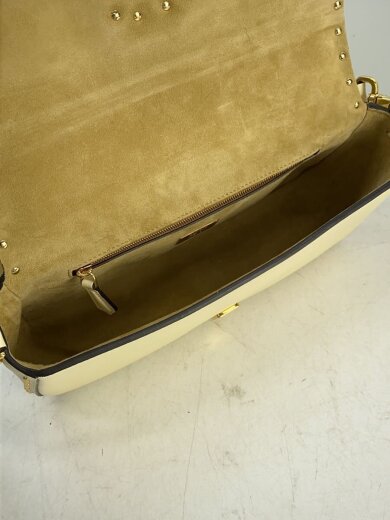 商品画像：ショルダーバッグ/レザー/CRM/無地/8BR600/バゲット 6