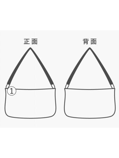 商品画像：トートバッグ_ブルー/レザー/NVY/無地 9