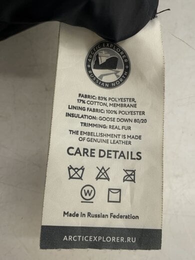 商品画像：ダウンジャケット/S/ポリエステル/BLK 4