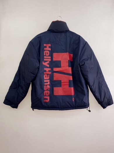 商品画像：ダウンジャケット/M/ナイロン/NVY/90S/デカロゴ 2