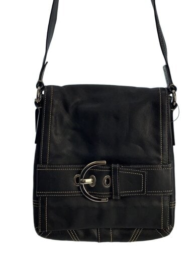 商品画像：ショルダーバッグ_ソーホー_ブラック/レザー/BLK 1