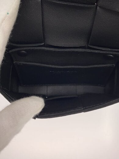 商品画像：ショルダーバッグ/レザー/BLK/無地/マキシ/イントレチャート/ミニショルダー 6