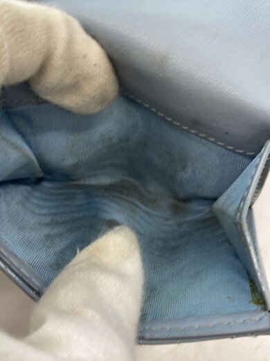 商品画像：3つ折り財布/エナメル/BLU/無地/レディース/41-MA-1202/ロータスウォレット/カナージュ 6