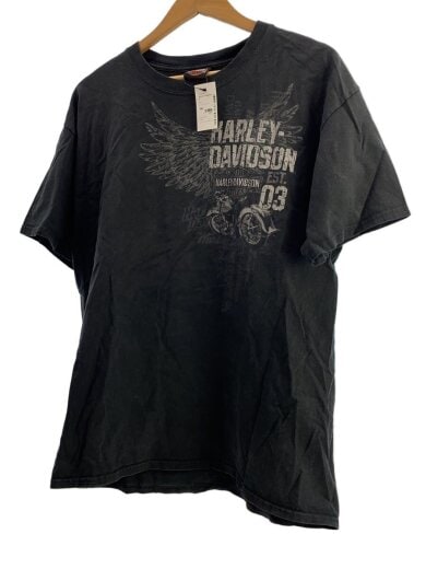 商品画像：Tシャツ/L/コットン/BLK/バイクT 1