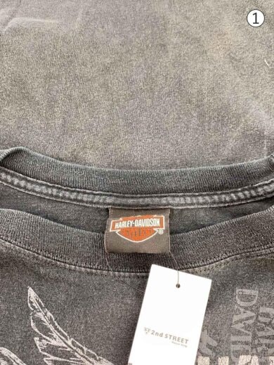 商品画像：Tシャツ/L/コットン/BLK/バイクT 7