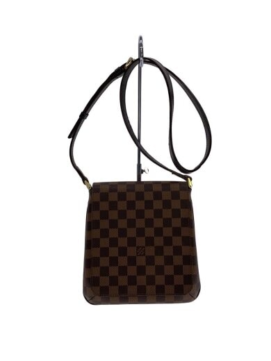 商品画像：ミュゼット・サルサ_ダミエ・エベヌ_ロングショルダー/PVC/BRW 1