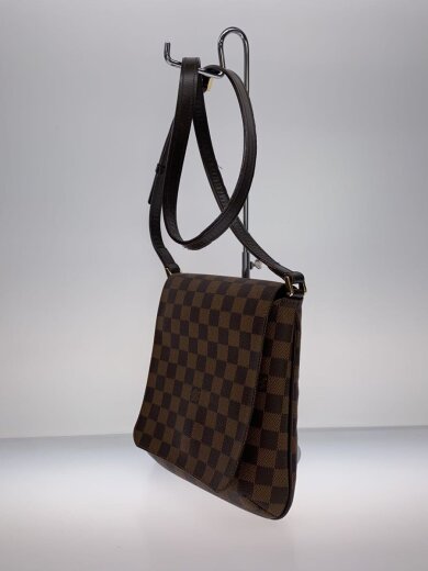 商品画像：ミュゼット・サルサ_ダミエ・エベヌ_ロングショルダー/PVC/BRW 2