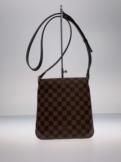 商品画像：ミュゼット・サルサ_ダミエ・エベヌ_ロングショルダー/PVC/BRW 3