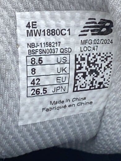 商品画像：ローカットスニーカー/26.5cm/GRY/MW1880C1 5