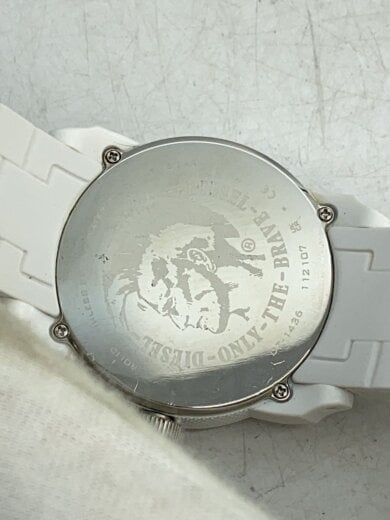 商品画像：クォーツ腕時計/アナログ/ラバー/WHT/WHT/DZ-1436 3