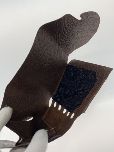 商品画像：2つ折り財布/レザー/BRW/メンズ 4