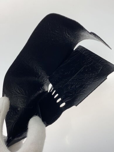 商品画像：2つ折り財布/レザー/BLK/メンズ 5